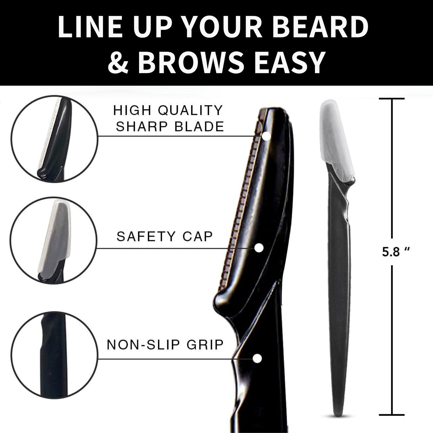 Beard & Brow Shavers (10pcs)